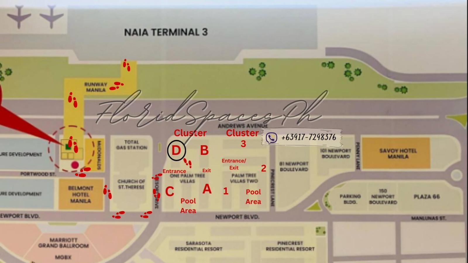 One Palm Tree Villas Condominium - Studio 10O With Balcony - Across Terminal 3 Airport Маніла Екстер'єр фото